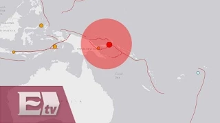 Terremoto en Nueva Bretaña desata alerta de Tsunami / Vianey Esquinca