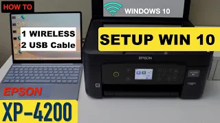 Epson XP 4200 Setup Windows 10, Wireless or USB Data Cable Setup, Wireless Scanning review.