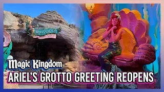 Ariel’s Grotto Greeting Reopens After 3 Years - Magic Kingdom