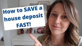 How to save money for a house deposit fast! | savings | budgeting | no spend | first time buyers