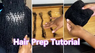 How To  Prep Hair for Microloc Extensions | EXYHAIR  @Melthestylistt