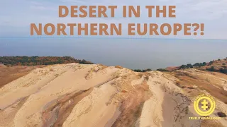 Curonian Spit dunes (Lithuanian Sahara) | Lithuania by drone