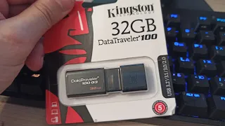 Купил себе новую крутую флешку Kingston 32 GB DataTraveler 100