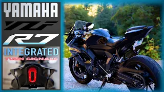 Yamaha R7 Fender Eliminator and Integrated Turn Signal install