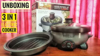 Sheffield Classic 3 in 1 Multipurpose #Electric #Cooker #UNBOXING