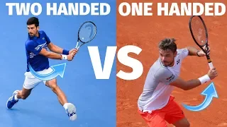 Tennis Backhand - One Handed vs Two Handed Backhand