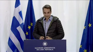 Greek PM Kyriakos Mitsotakis and heads of EU Institutions Press Conference on Turkey's Aggression