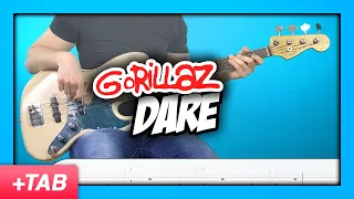 Gorillaz - DARE | Bass Cover with Play Along Tabs