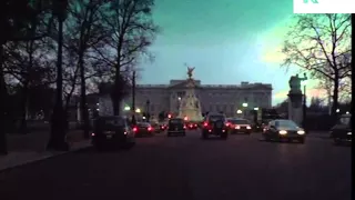 Early 1970s  POV from Front of Car, Driving through London, UK