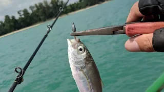 Finally attempted SW fishing! Bedok Jetty, Singapore