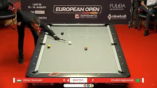 Oliver Szolnoki Terrible Miss | European Open Pool Championship