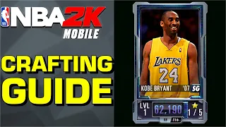 NBA 2K Mobile Crafting Guide : How To Get OBSIDIAN KOBE BRYANT FAST !