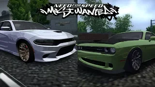 NFS Most Wanted 2005 - Tollbooth Duel (Dodge Charger SRT Hellcat Vs Dodge Challenger SRT Hellcat)