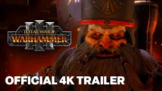 Total War: WARHAMMER III Forge of the Chaos Dwarfs Official Trailer