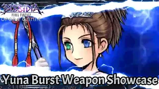 【DFFOO】Yuna Burst Weapon Showcase