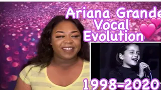 Ariana Grande | vocals Evolution (1998-2020) video Reaction