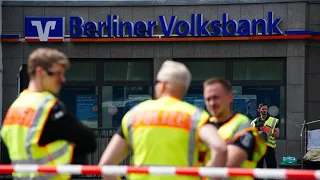 Banküberfall in Filiale der Berliner Volksbank