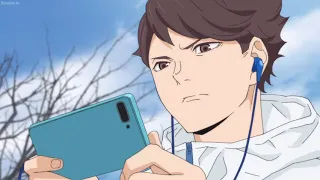 [Haikyuu!! Season 4 DUB] Oikawa And His Earphones In Season 4