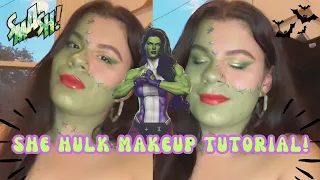 SHE HULK MAKEUP TUTORIAL DAY 1