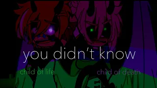 you didn’t know // my dsmp au