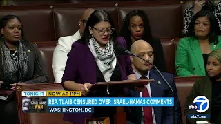 House votes to censure Rep. Rashida Tlaib over Israel-Hamas rhetoric