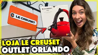 PREÇOS INCRÍVEIS DA LE CREUSET DO OUTLET DE ORLANDO