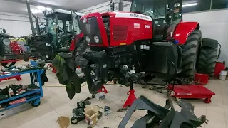 Upadły massey  ferguson 6170 wraca do żywych