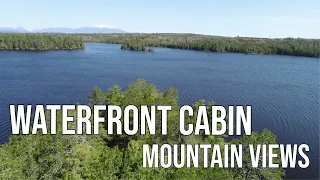 Mountain View Lakefront Log Cabin | Maine Real Estate SOLD