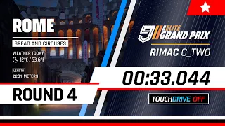 Asphalt 9 [Manual] | Elite Grand Prix RIMAC C_TWO | ROUND 4 | 33.044 | 1⭐ | Bread And Circuses