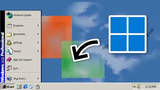 Windows 11 but it looks like Windows 2000.