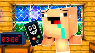 NO CONTESTES a las 3 AM BEBE NOOB 😱LLAMADA A LAS 3 AM MINECRAFT ROLEPLAY