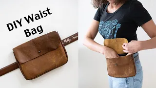 DIY Waist Bag - Belt Bag Tutorial
