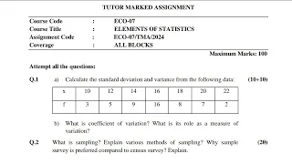 ECO-07 BBA Solved Assignment  Jan 24-Dec 2024| IGNOU BBA 1st Year 2nd Semester Solution 2024 Video