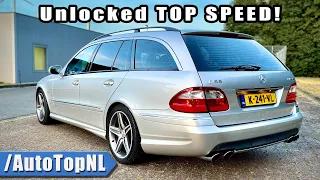 UNLOCKED the TOP SPEED of my E55 AMG - WILL IT GO 300km/h?! by AutoTopNL