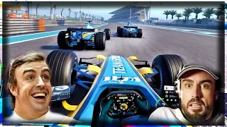 TRYING OUT A NEW GAME-MODE ON THE F1 2018 GAME! - Driving Fernando Alonso's Renault 2006 Car!