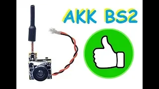 FPV камера AIO 3 в 1 AKK BS2 весом 3,8г для комнатного квадрокоптера
