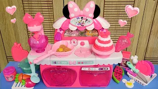 30 Minutes Satisfying with Unboxing Cute Pink Minnie Mouse Kitchen Set Toys | Cooking Toy | ASMR