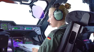 German A400M Aircraft Refuels Tornado Fighter Jets in European Airspace