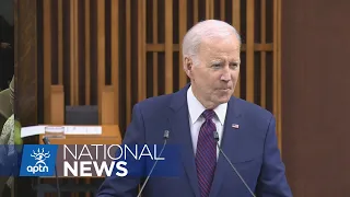 U.S. President Joe Biden visits Parliament Hill | APTN News