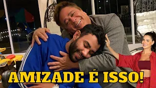 Gusttavo Lima e Leonardo aparecem JUNTOS em ABRAÇO e viralizam não Web e ainda Andressa Suita