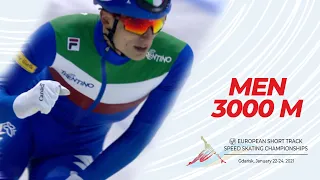 Pietro Sighel (ITA) | 1st | Men's 3000 m | ISU European Short Track Championships