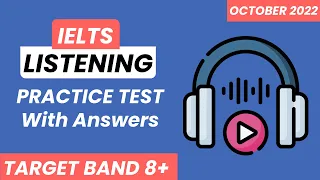 IELTS Listening Practice Test 2022 with Answers | 17.10.2022 | OCTOBER 2022