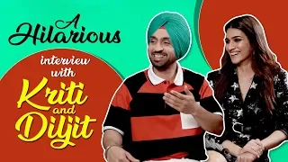Diljit Dosanjh & Kriti Sanon hilarious interview | Arjun Patiala | CineBlitz