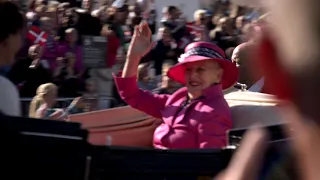 TV-E Glimt - HM Dronning Margrethe ankommer til Esbjerg 31.08.2021