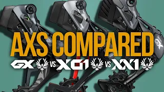 SRAM AXS Compared Simply | GX vs X01 vs XX1