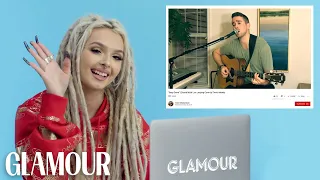 Zhavia Watches Fan Covers on YouTube | Glamour