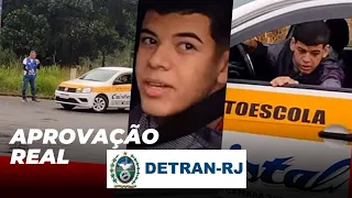 Prova gravada do Detran RJ - Aprovação real de aluno