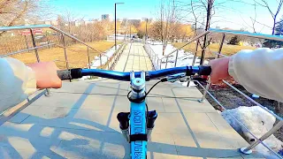 Катаем по городу на Мтб и Бмх ( GoPro POV MTB/BMX Urban Street Riding