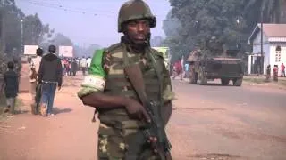 Opération Sangaris : patrouille mixte avec la MISCA