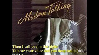 There is too much blue in missing you * MODERN -TALKING